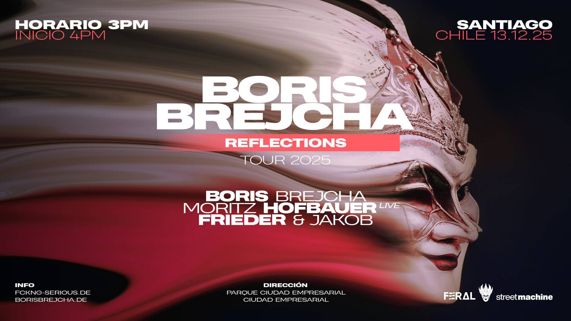 Boris Brejcha vuelve a Chile con su “Reflections Tour”