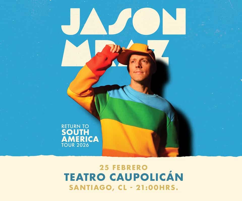 Jason Mraz regresa a Chile en su “Return to South America Tour”